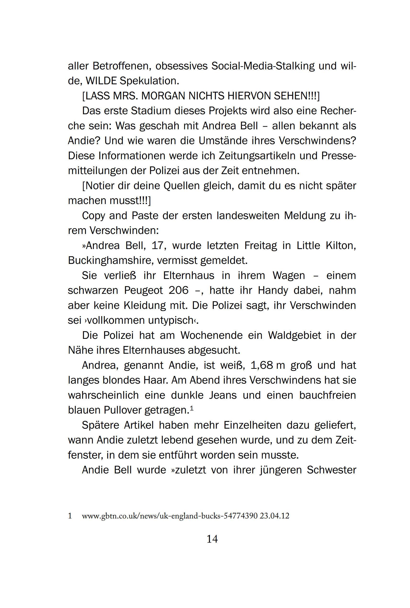 Beispielinhalt (Bild) A Good Girl's Guide to Murder