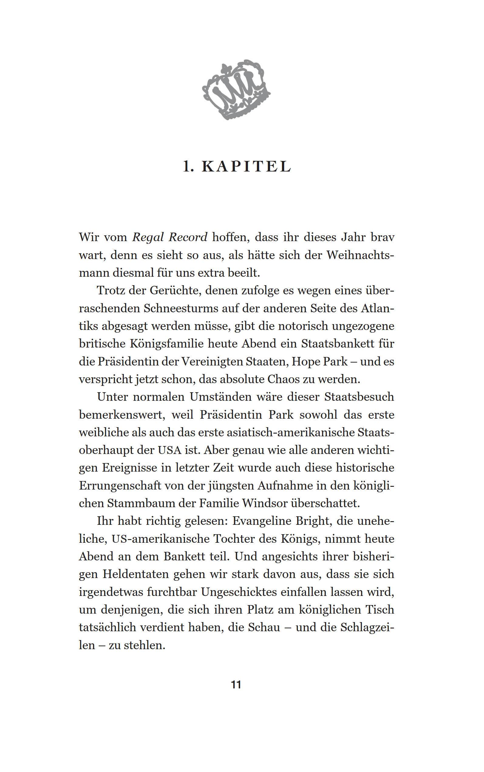 Beispielinhalt (Bild) Royal Scandal - A Crown to Kill for