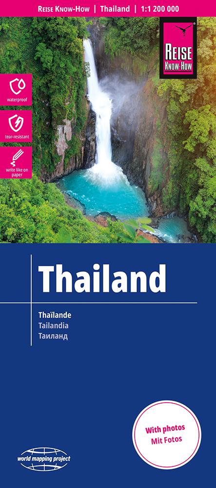 Vorderes Coverbild Reise Know-How Landkarte Thailand 1 : 1.200.000