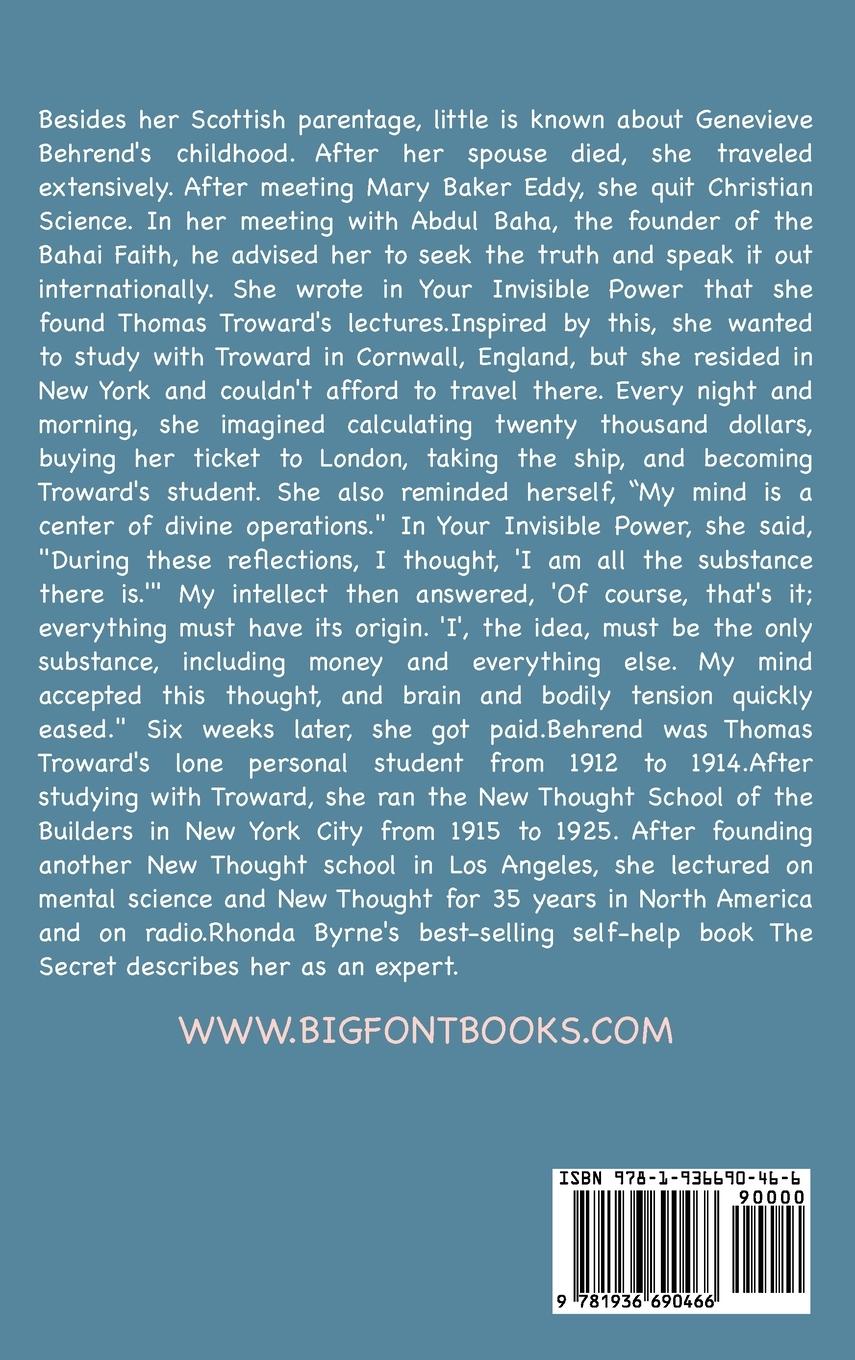 Rückseitencover Your Invisible Power