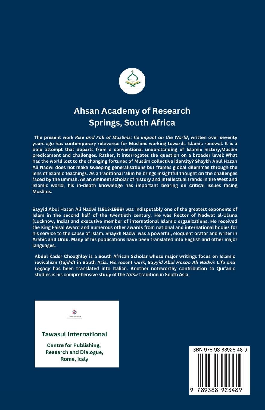 Rückseitencover Rise and Fall of Muslims