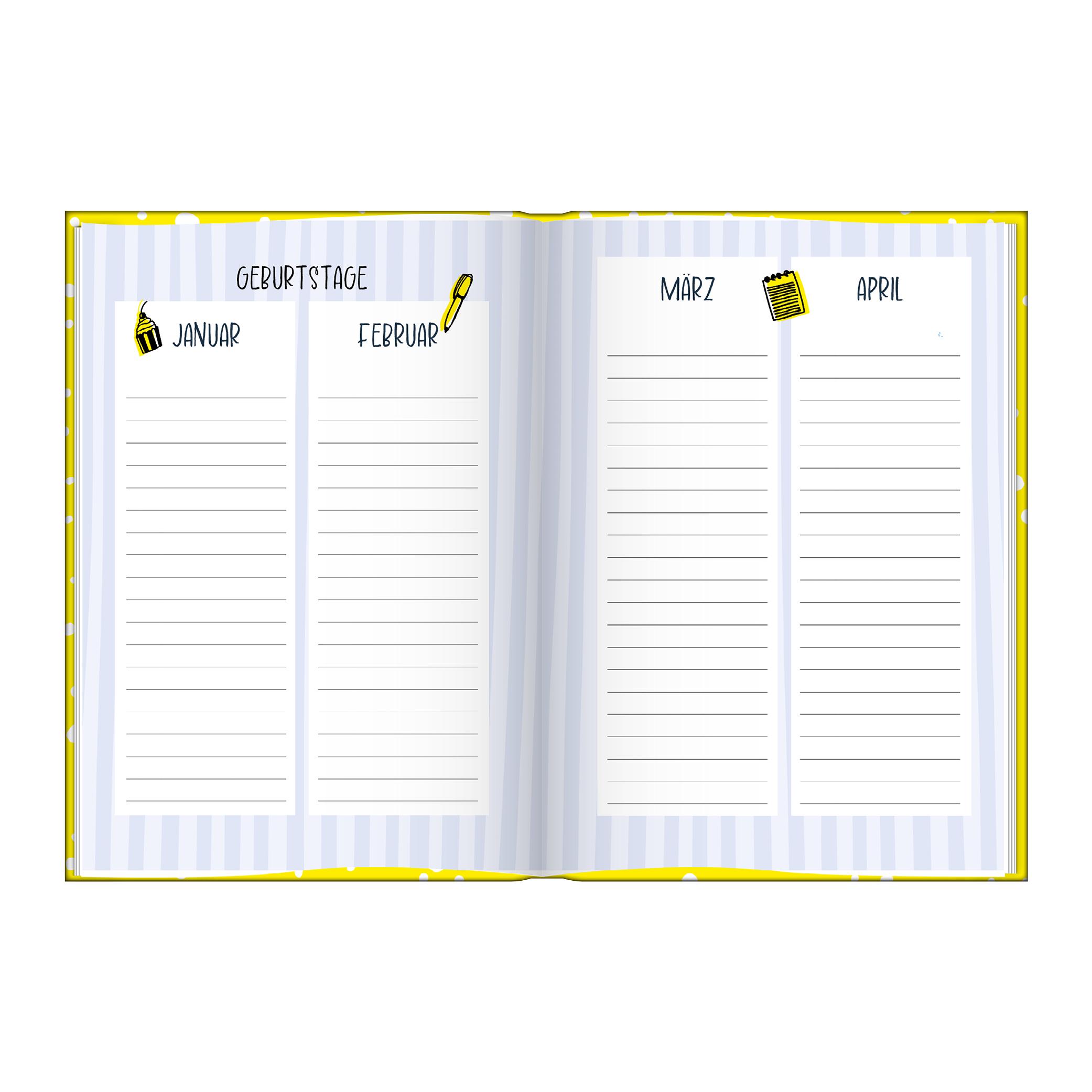 Beispielinhalt (Bild) Freundebuch für Erwachsene | Erinnerungsalbum zum Ausfüllen für Freunde und Kollegen | Freundschaftsbuch, Poesiealbum als Geschenkidee