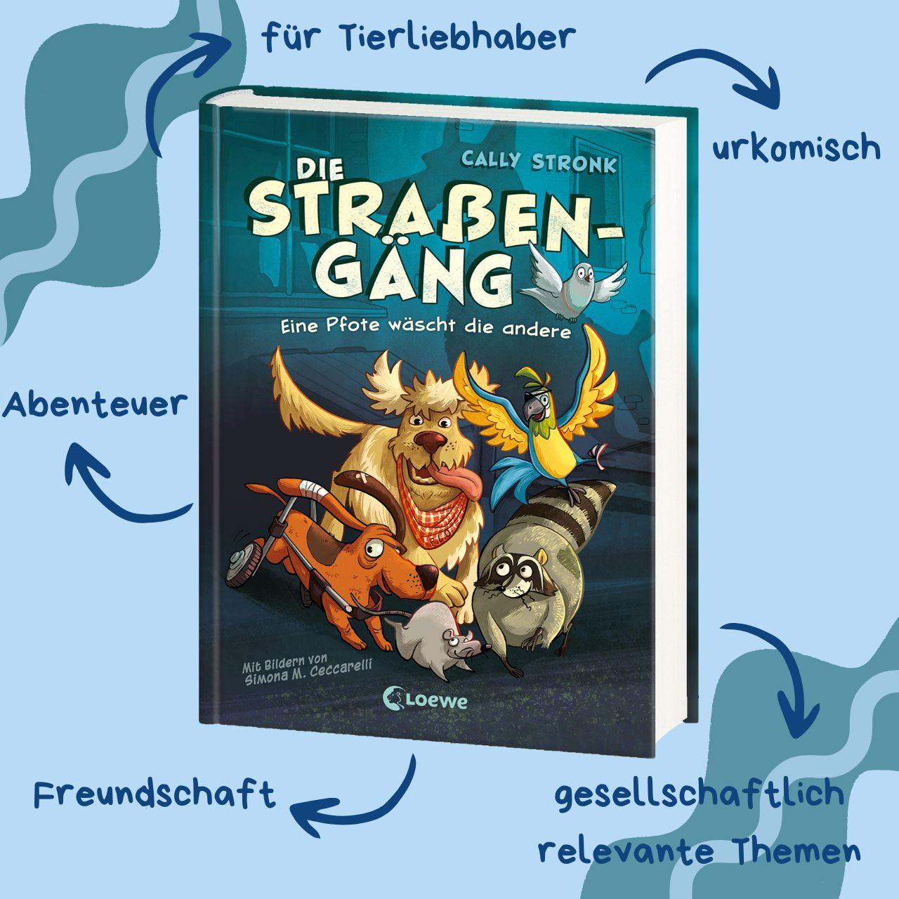 Beispielinhalt (Bild) Die Straßengäng (Band 1) - Eine Pfote wäscht die andere