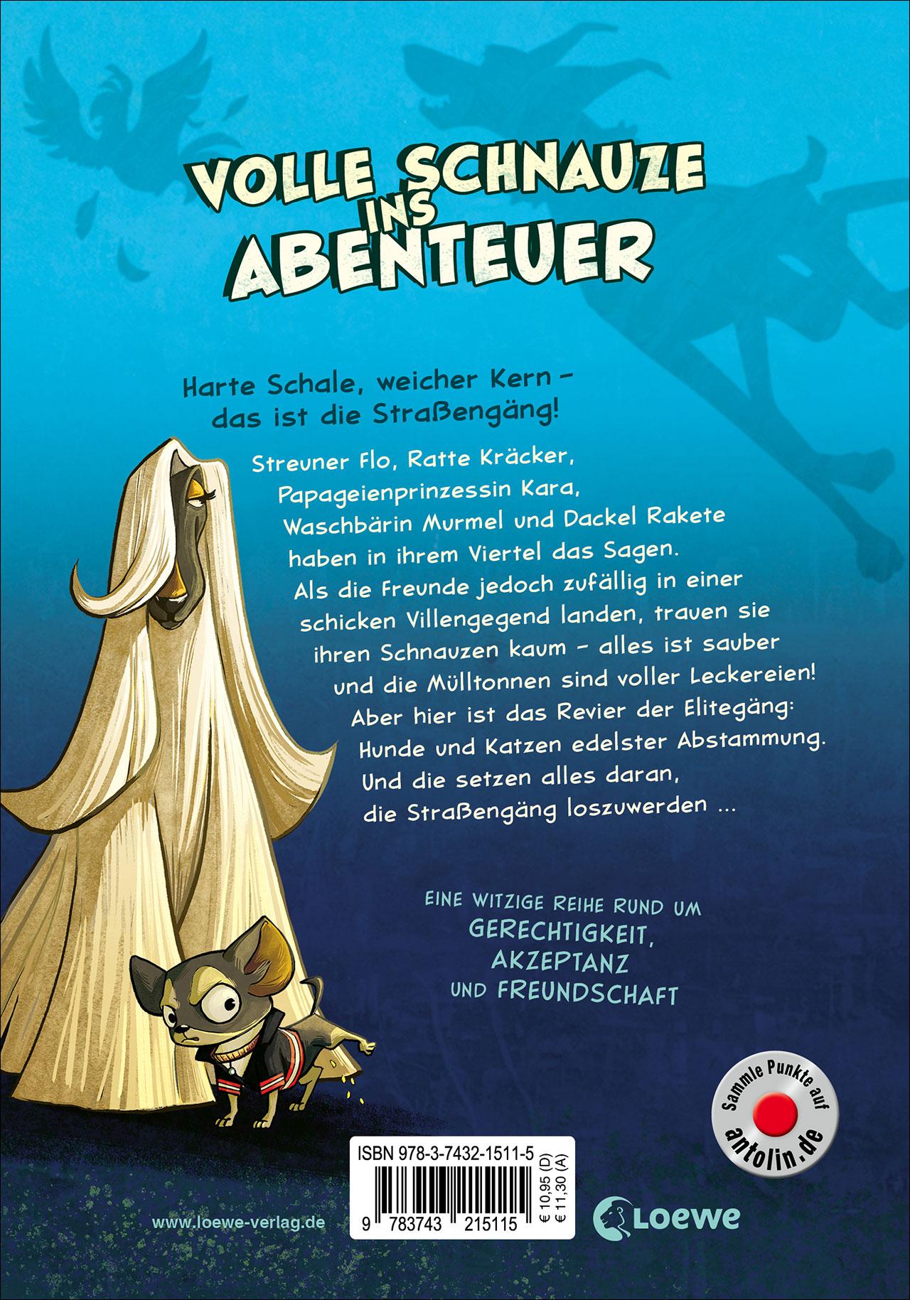 Rückseitencover Die Straßengäng (Band 1) - Eine Pfote wäscht die andere