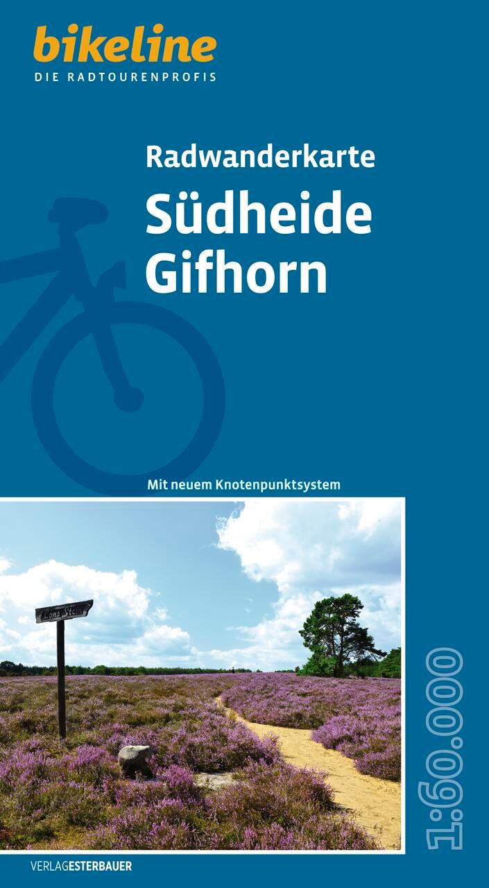 Vorderes Coverbild Radwanderkarte Südheide Gifhorn