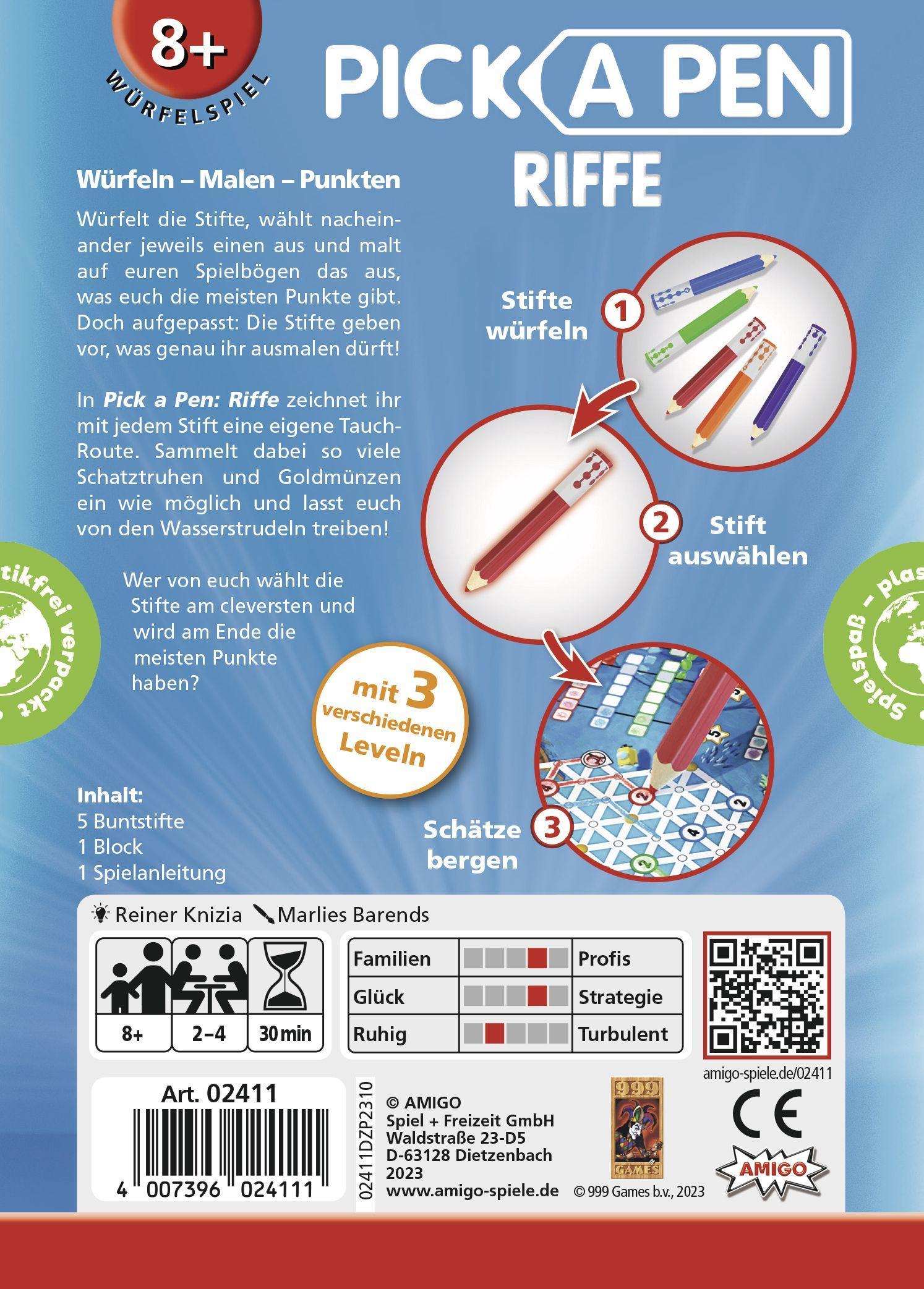 Beispielinhalt (Bild) Pick a Pen: Riffe