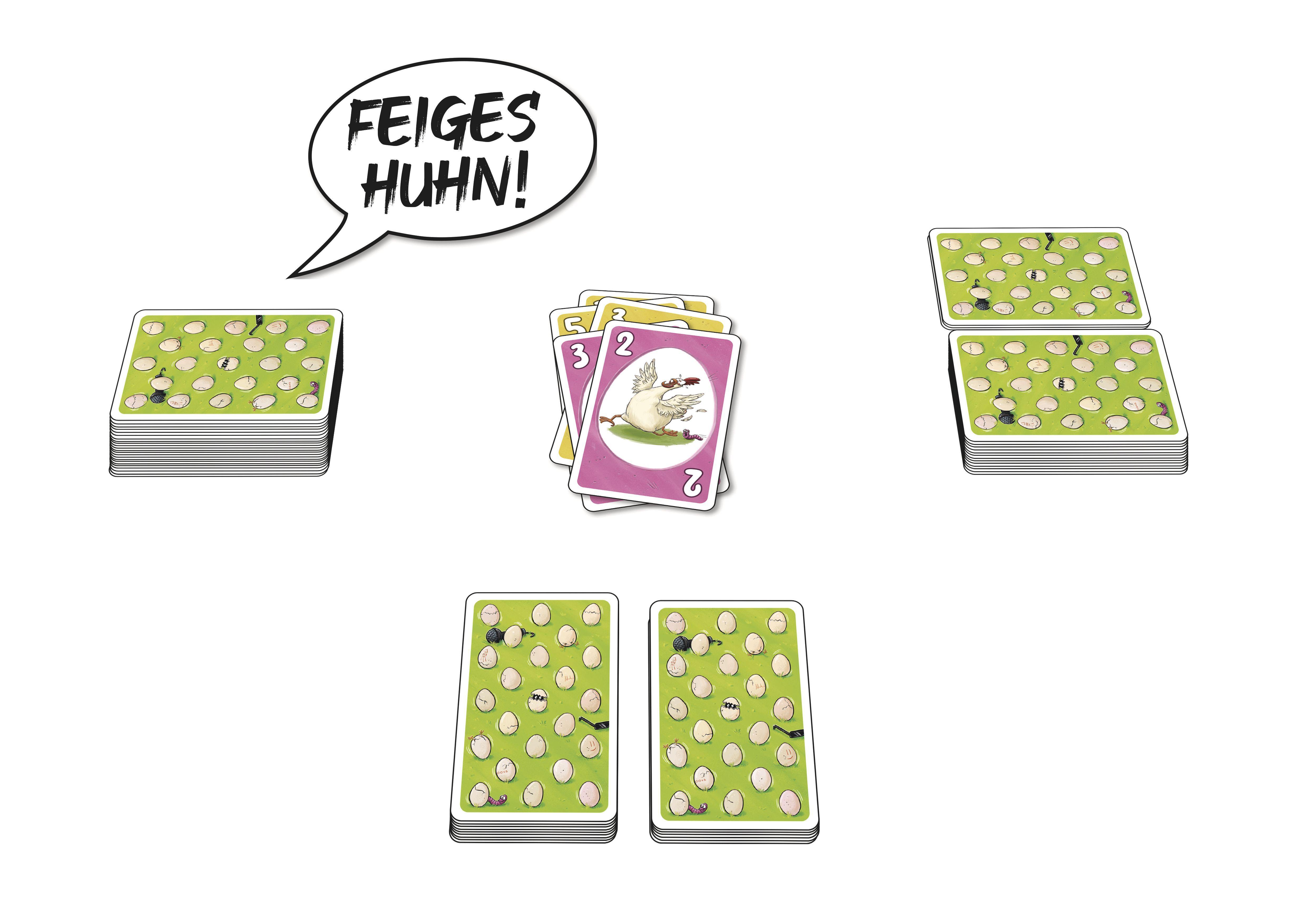 Beispielinhalt (Bild) Feiges Huhn!