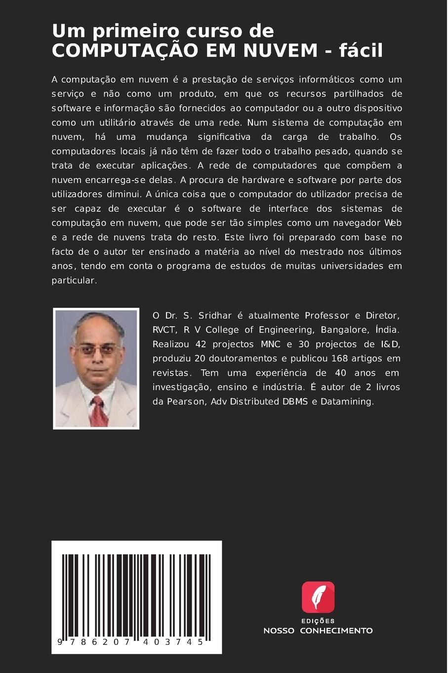 Rückseitencover Um primeiro curso de COMPUTAÇÃO EM NUVEM - fácil