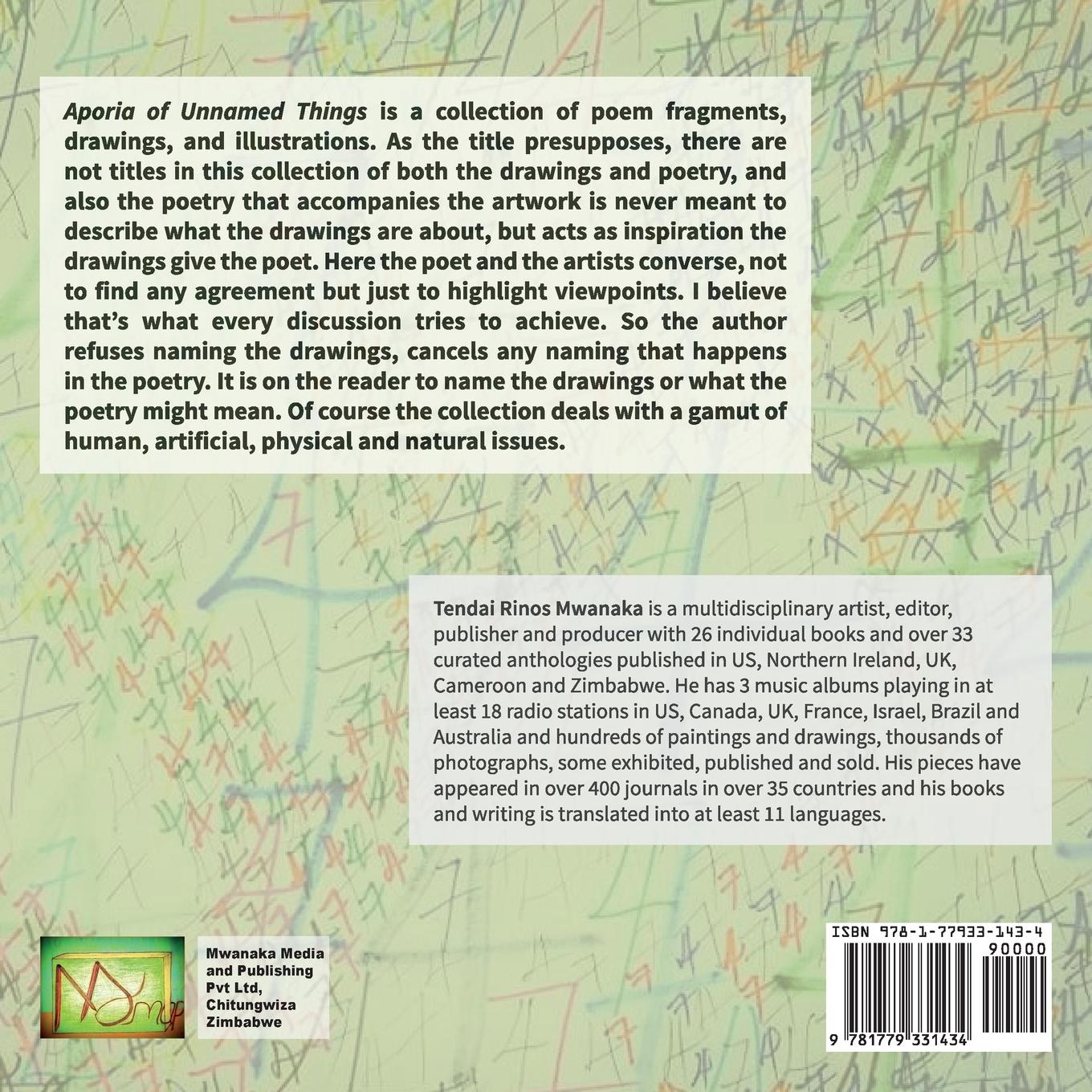 Rückseitencover The Aporia of Unnamed Things