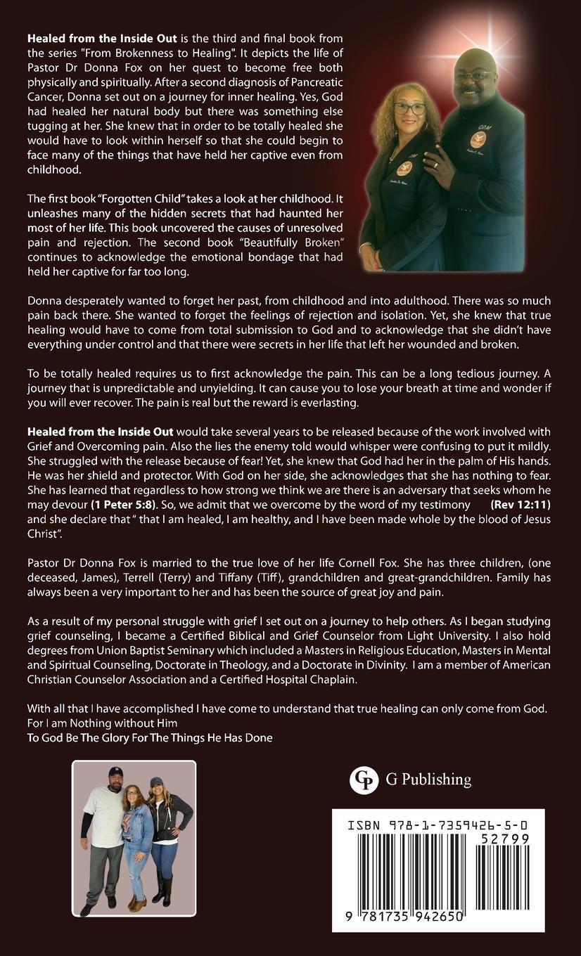 Rückseitencover Healed From the Inside Out