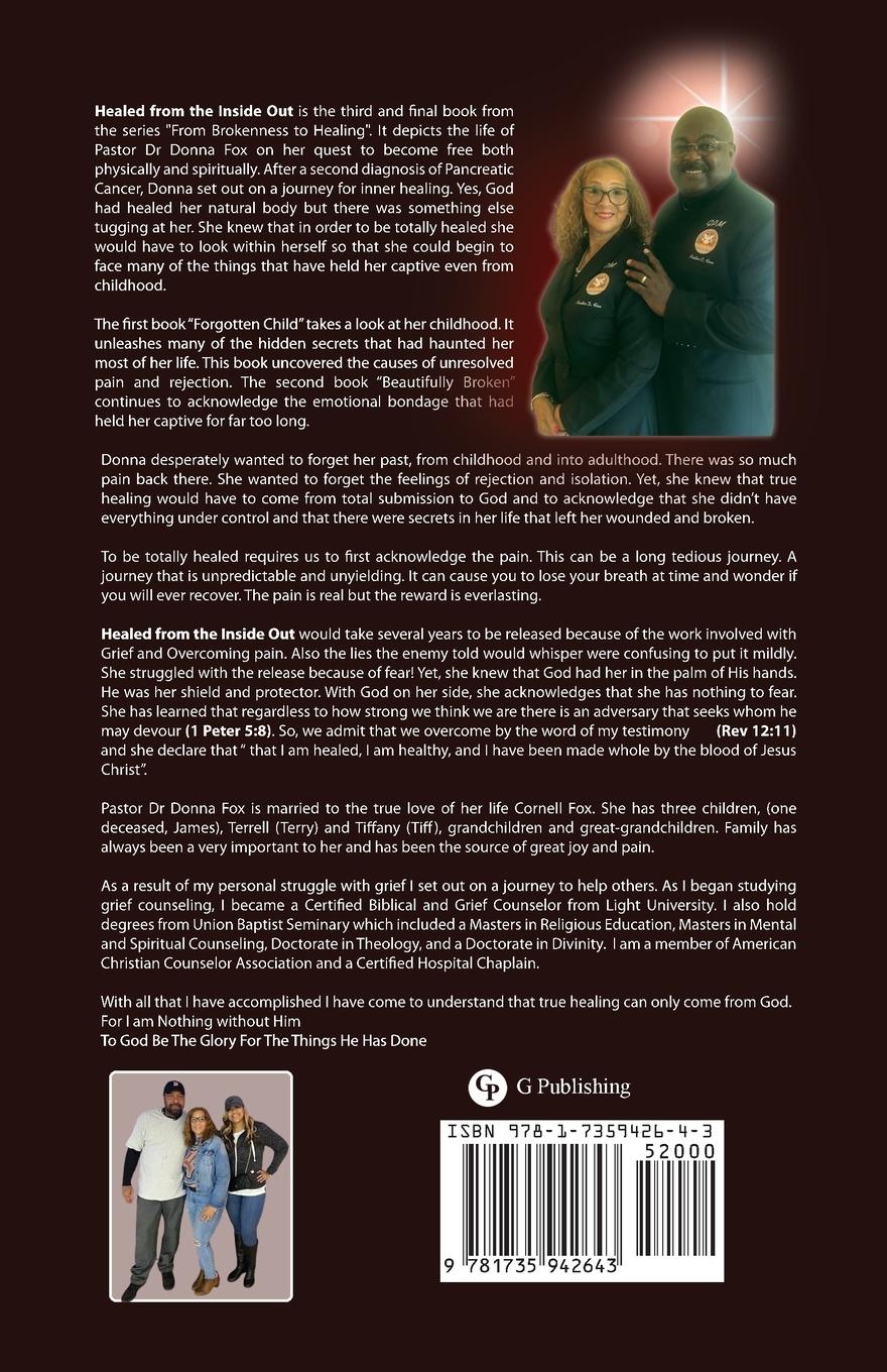 Rückseitencover Healed from the Inside Out