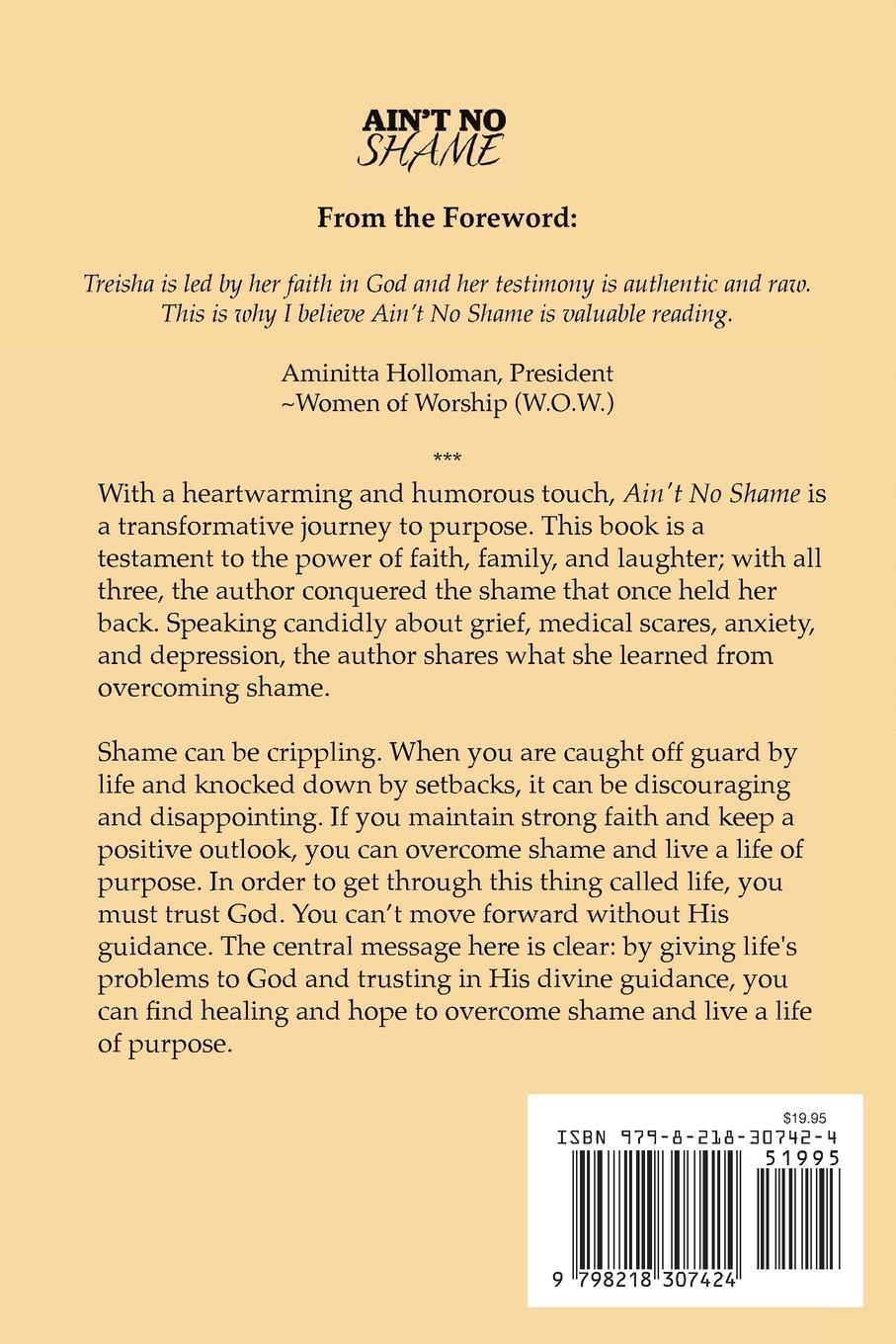 Rückseitencover Ain't No Shame