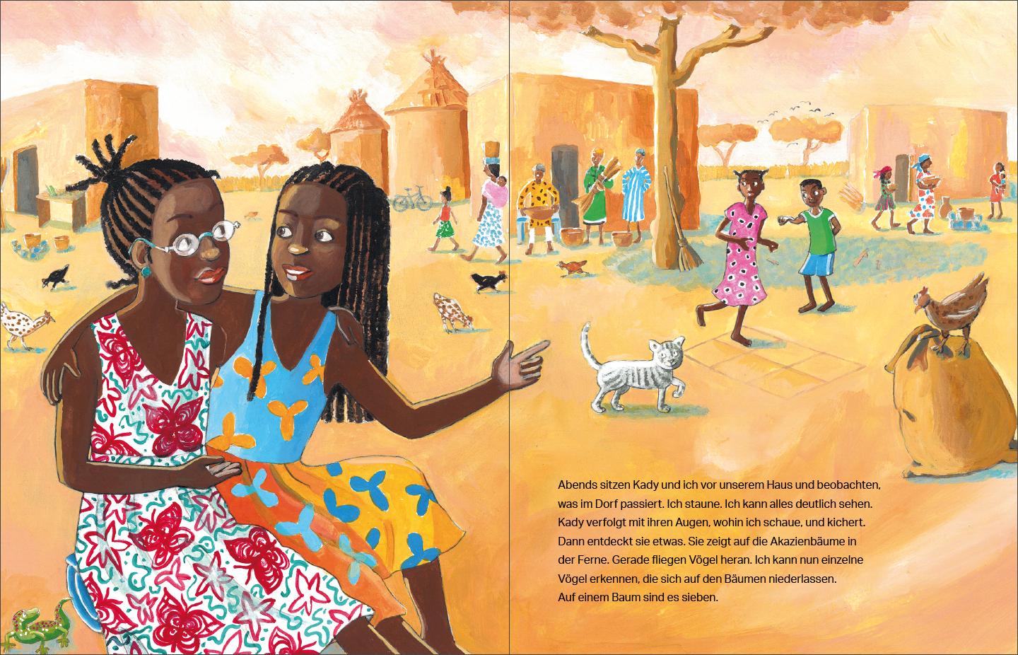 Beispielinhalt (Bild) Eine Brille für Fatouma