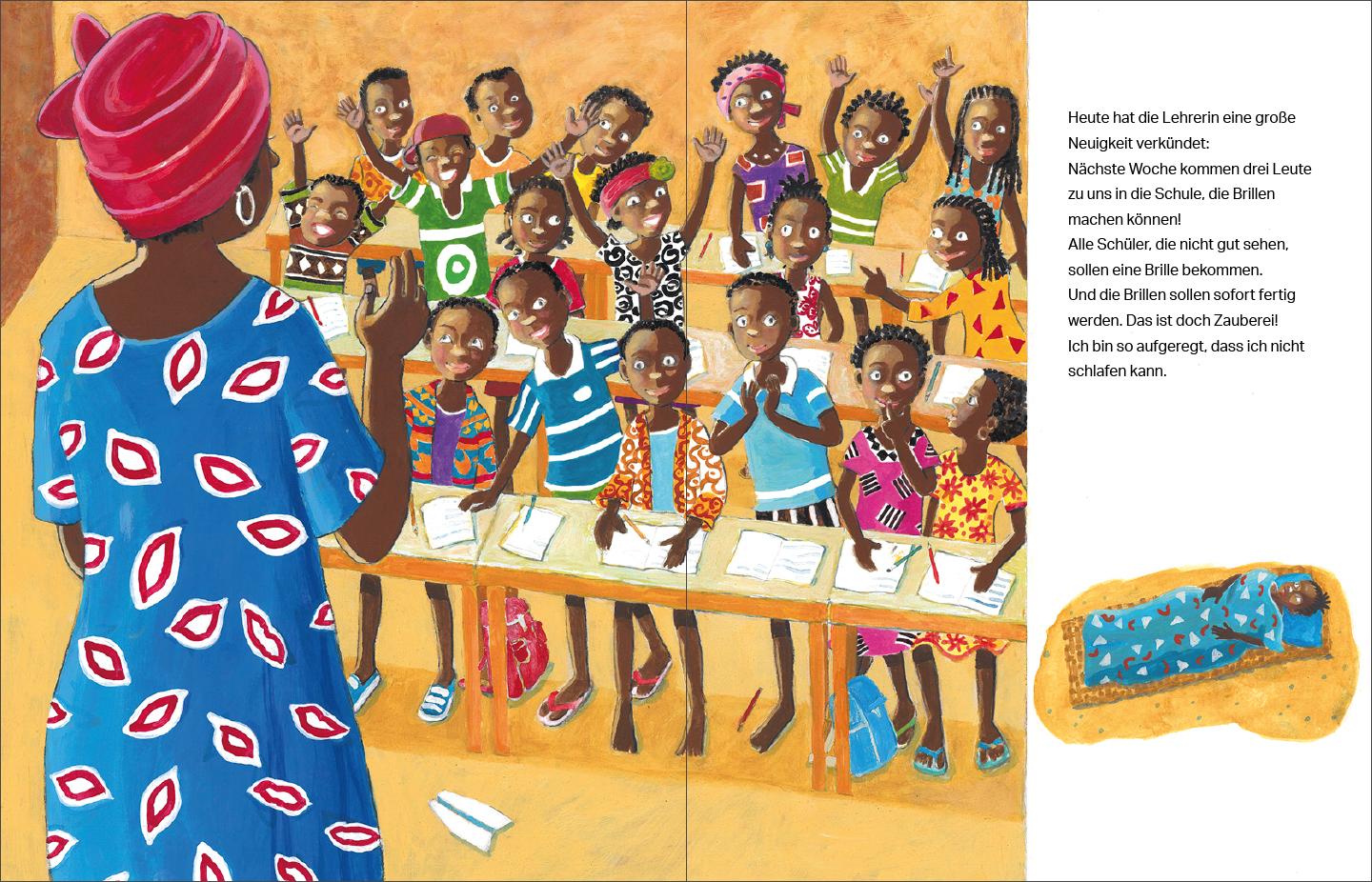 Beispielinhalt (Bild) Eine Brille für Fatouma