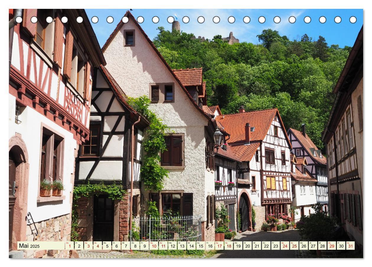 Beispielinhalt (Bild) Unterwegs in Weinheim mit Ilona Andersen (Tischkalender 2025 DIN A5 quer), CALVENDO Monatskalender