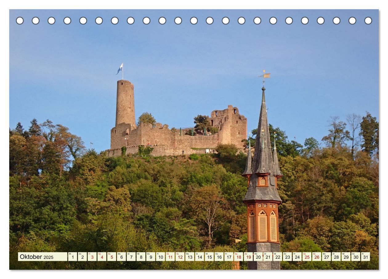 Beispielinhalt (Bild) Unterwegs in Weinheim mit Ilona Andersen (Tischkalender 2025 DIN A5 quer), CALVENDO Monatskalender