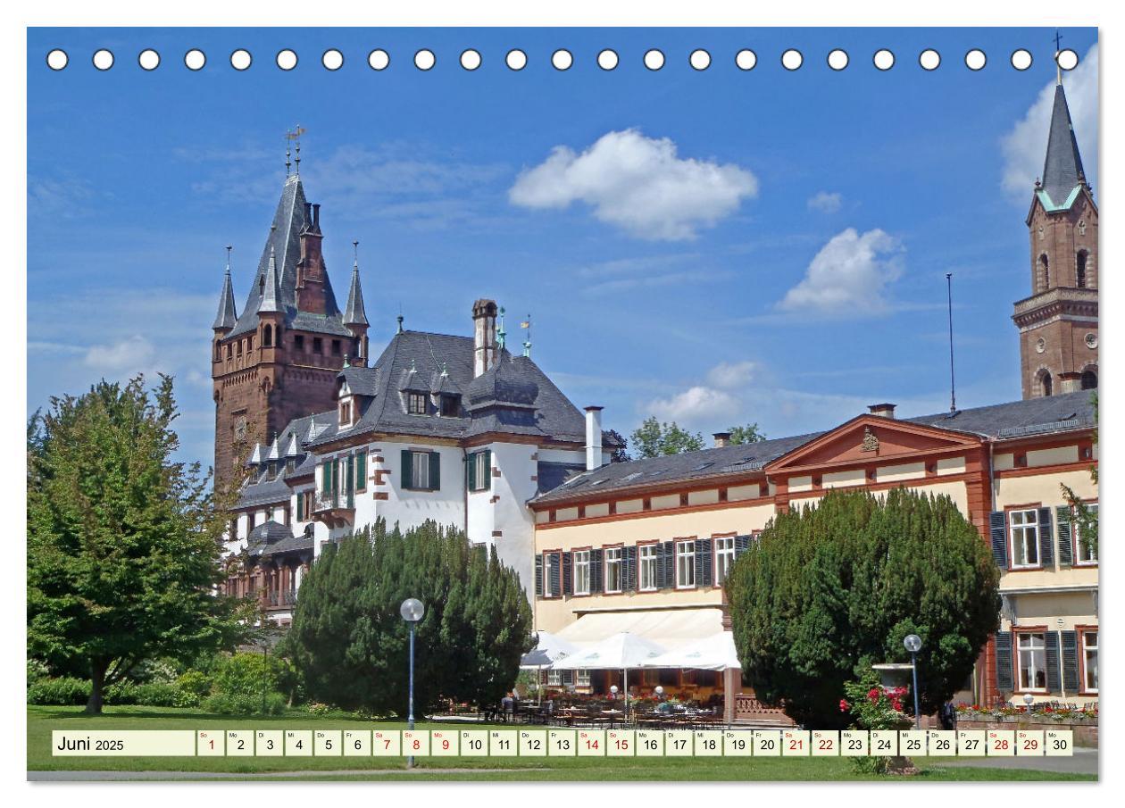 Beispielinhalt (Bild) Unterwegs in Weinheim mit Ilona Andersen (Tischkalender 2025 DIN A5 quer), CALVENDO Monatskalender