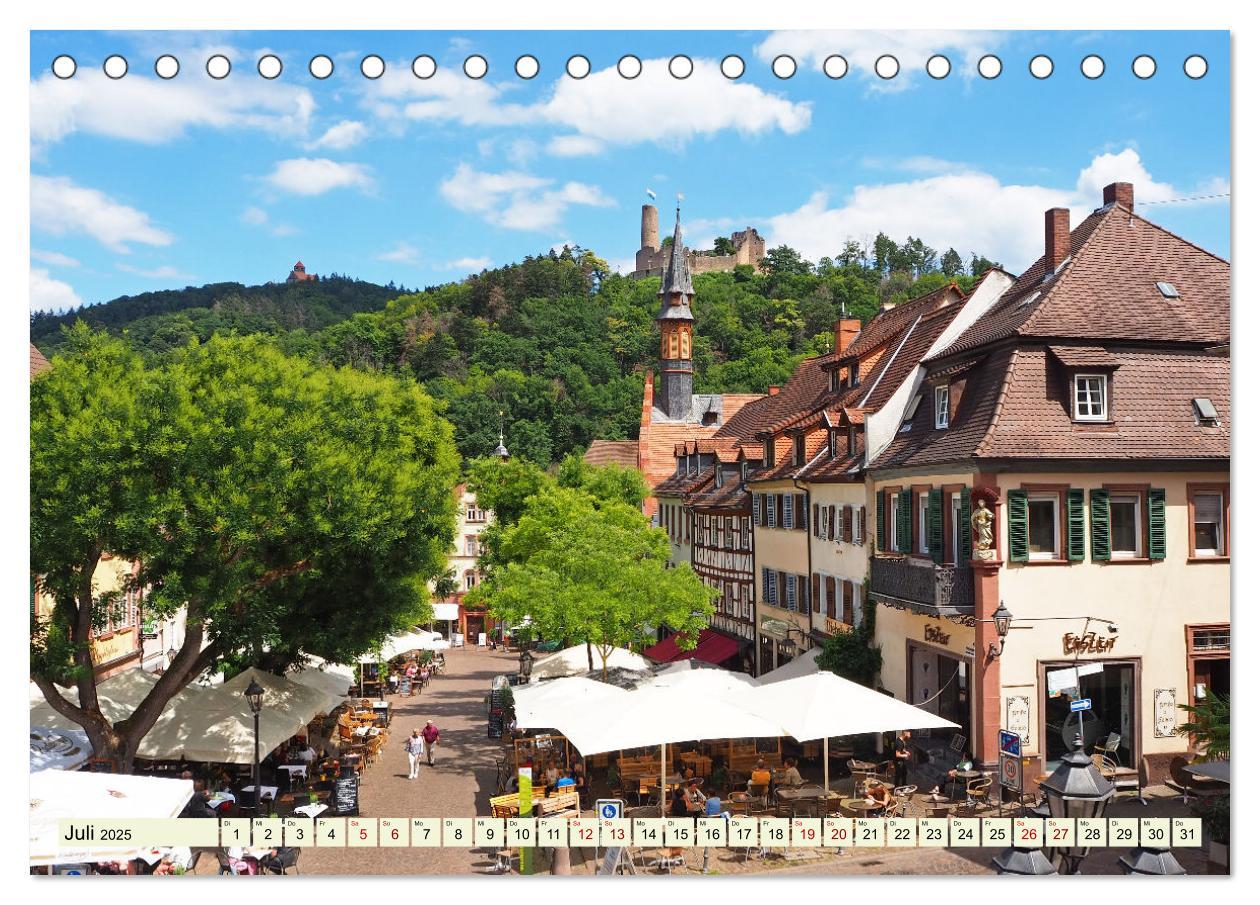 Beispielinhalt (Bild) Unterwegs in Weinheim mit Ilona Andersen (Tischkalender 2025 DIN A5 quer), CALVENDO Monatskalender
