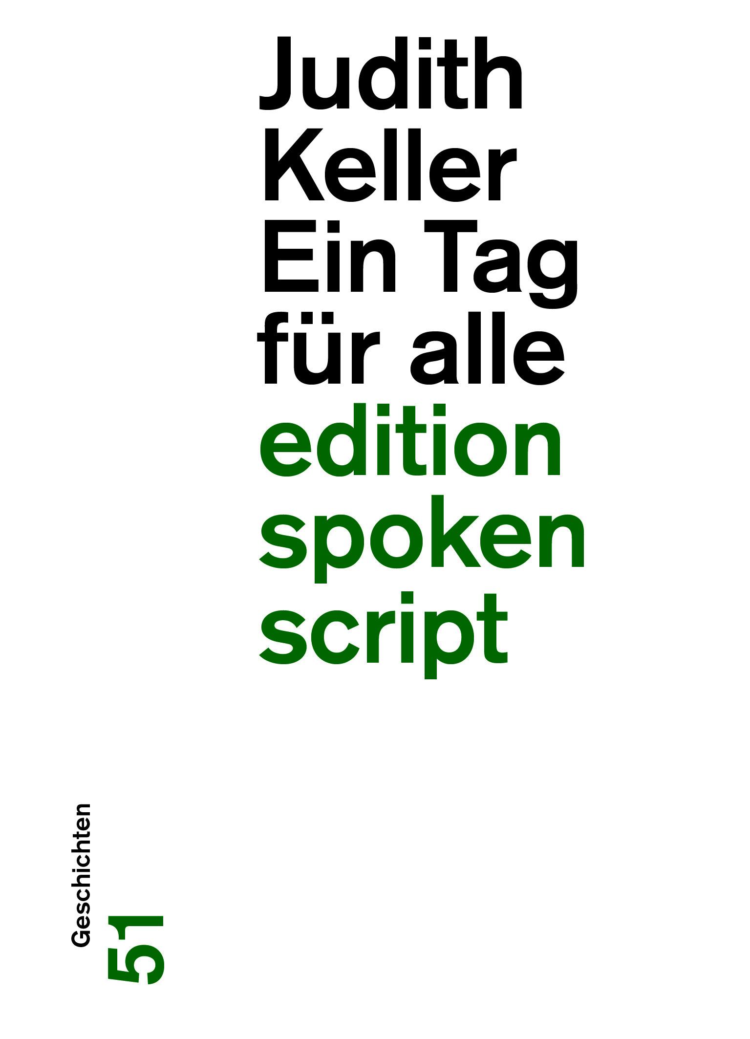 Vorderes Coverbild Ein Tag für alle