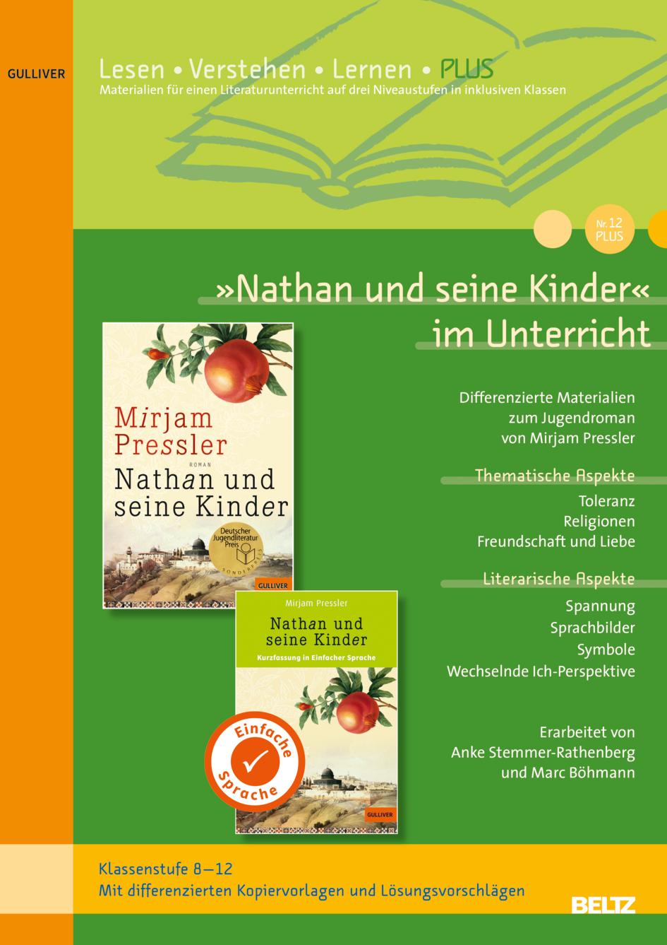 Vorderes Coverbild 'Nathan und seine Kinder' im Unterricht