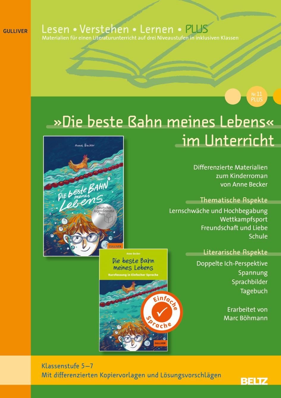 Vorderes Coverbild 'Die beste Bahn meines Lebens' im Unterricht