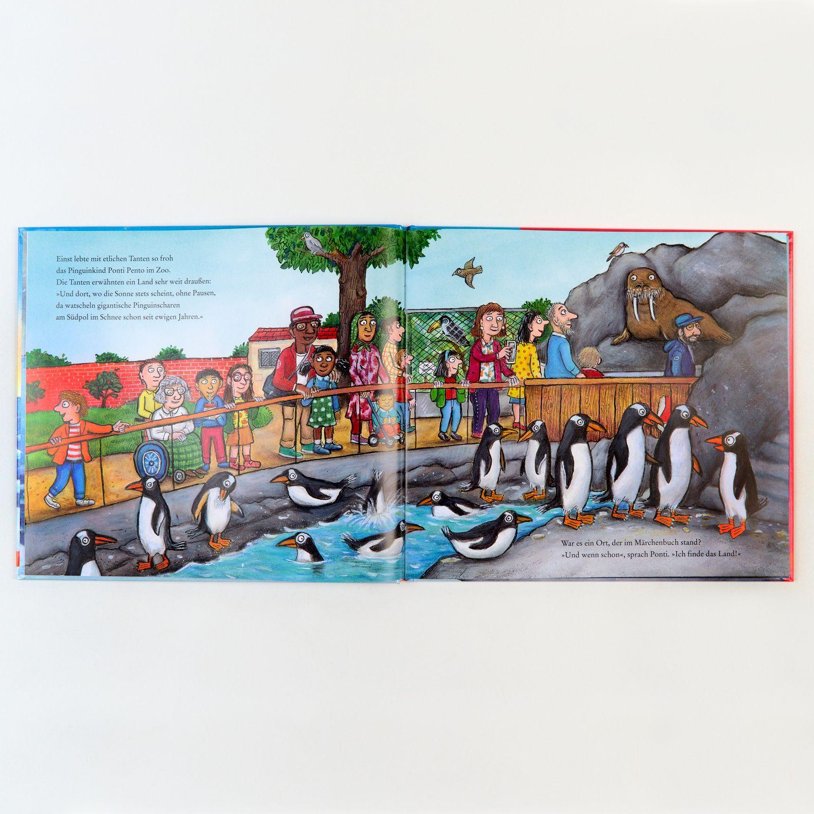 Beispielinhalt (Bild) Ponti Pento. Die Abenteuer eines Pinguins