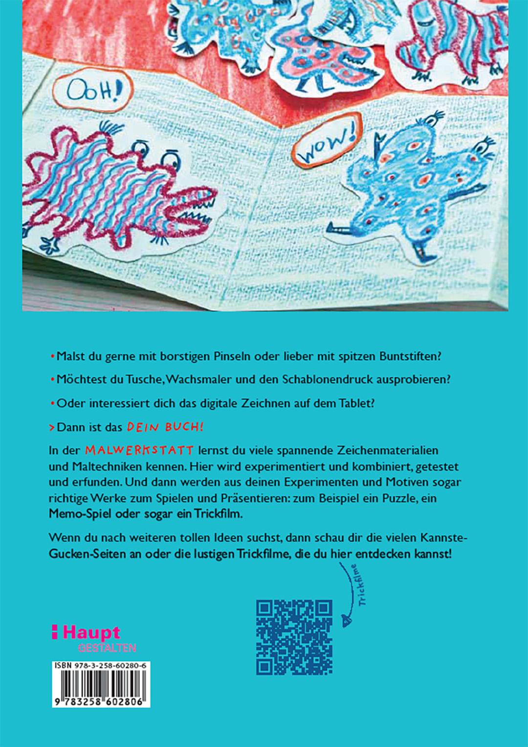 Rückseitencover Malwerkstatt für Kinder