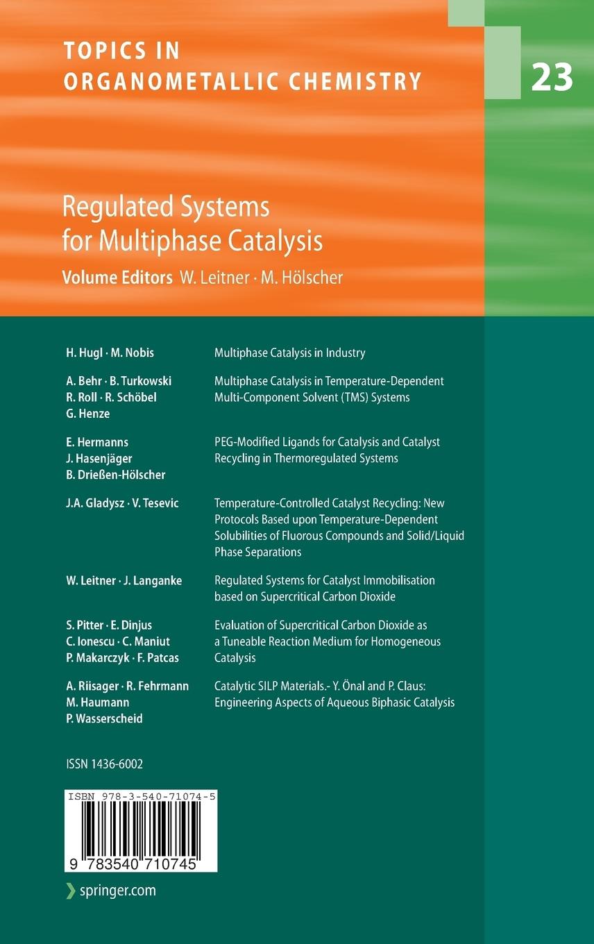 Rückseitencover Regulated Systems for Multiphase Catalysis