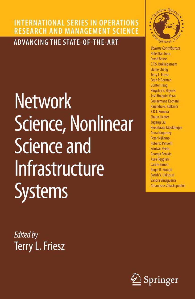 Vorderes Coverbild Network Science, Nonlinear Science and Infrastructure Systems