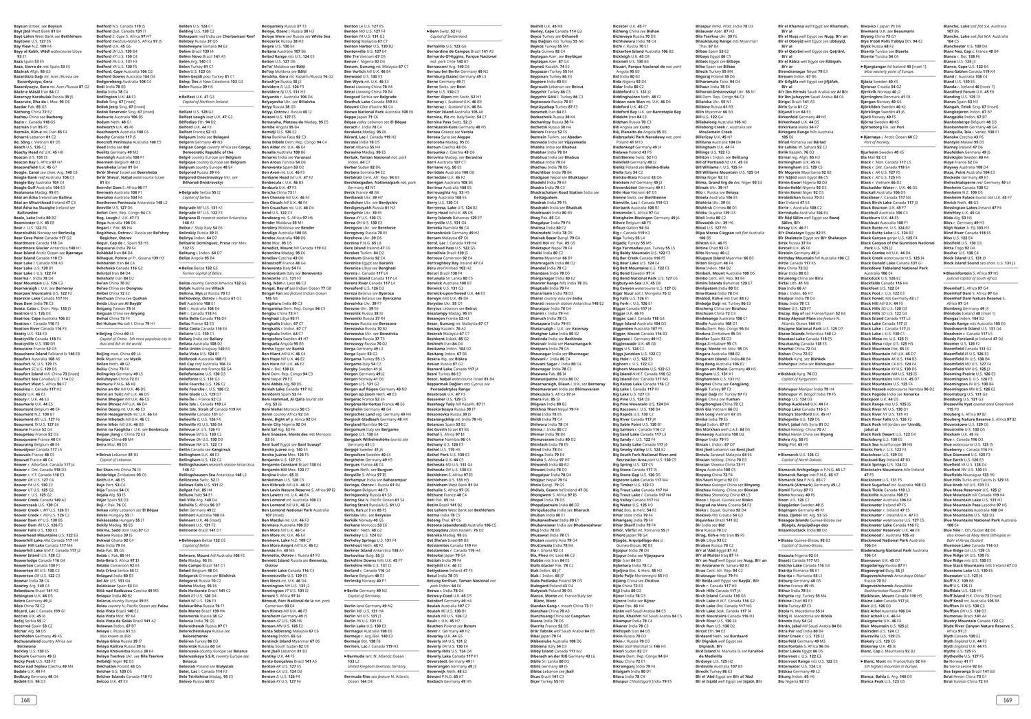 Beispielinhalt (Bild) Collins World Atlas: Reference Edition