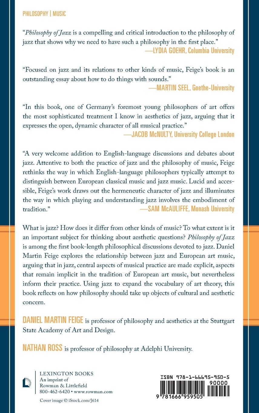 Rückseitencover Philosophy of Jazz