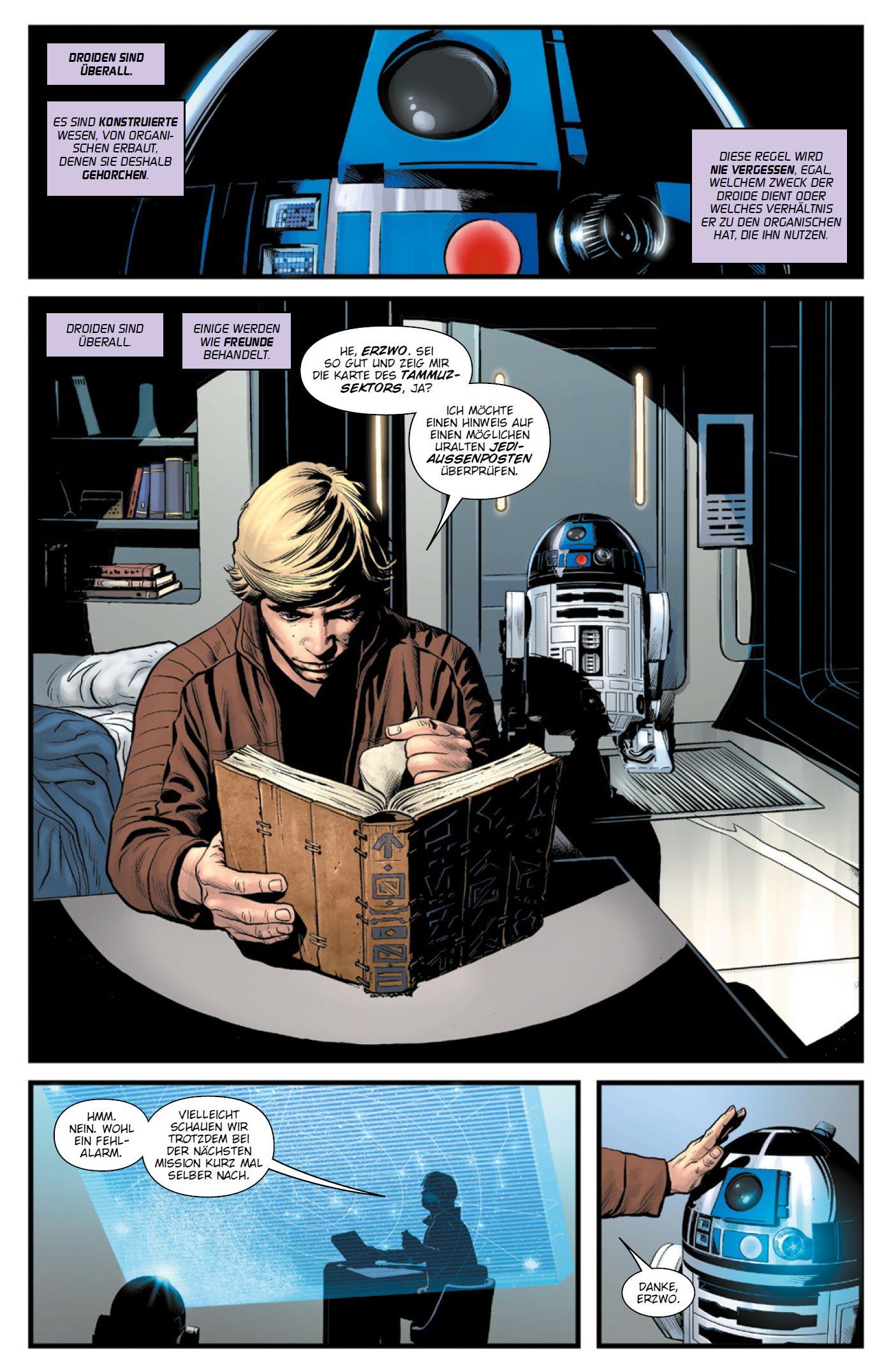 Beispielinhalt (Bild) Star Wars Comics: Dunkle Droiden