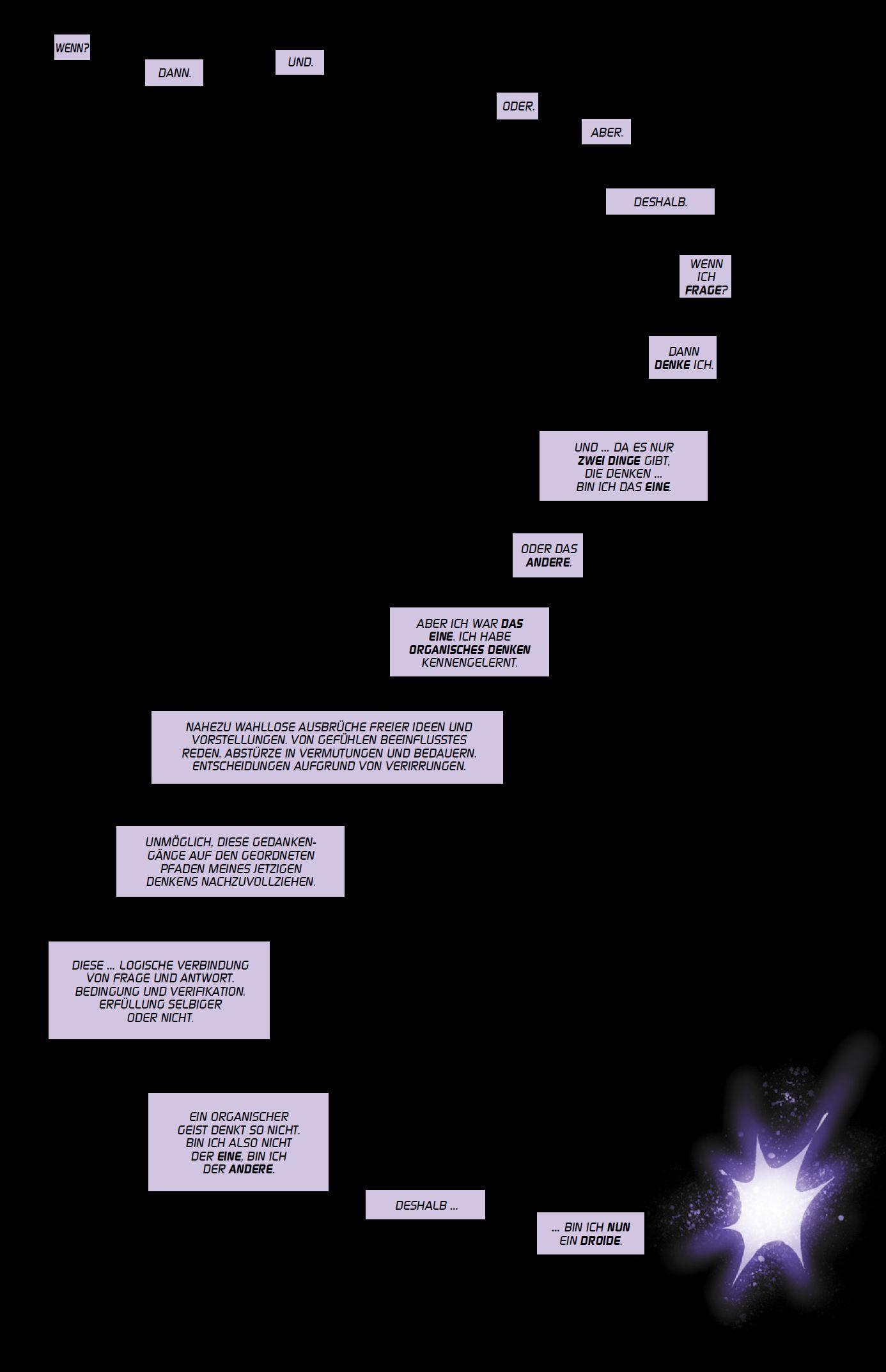 Beispielinhalt (Bild) Star Wars Comics: Dunkle Droiden