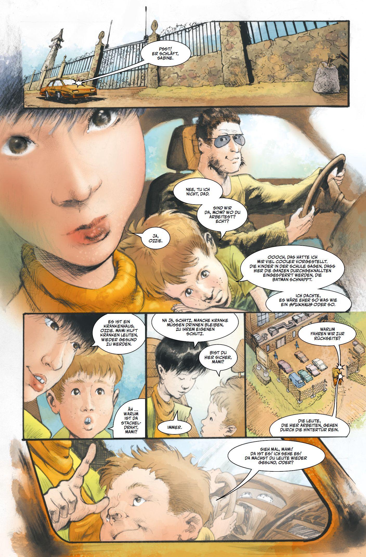 Beispielinhalt (Bild) Batman: Geheimnisse & Arkham Asylum: Madness (Deluxe Edition)