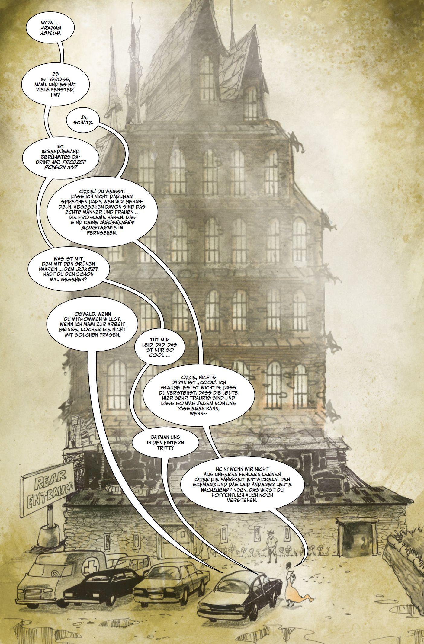 Beispielinhalt (Bild) Batman: Geheimnisse & Arkham Asylum: Madness (Deluxe Edition)