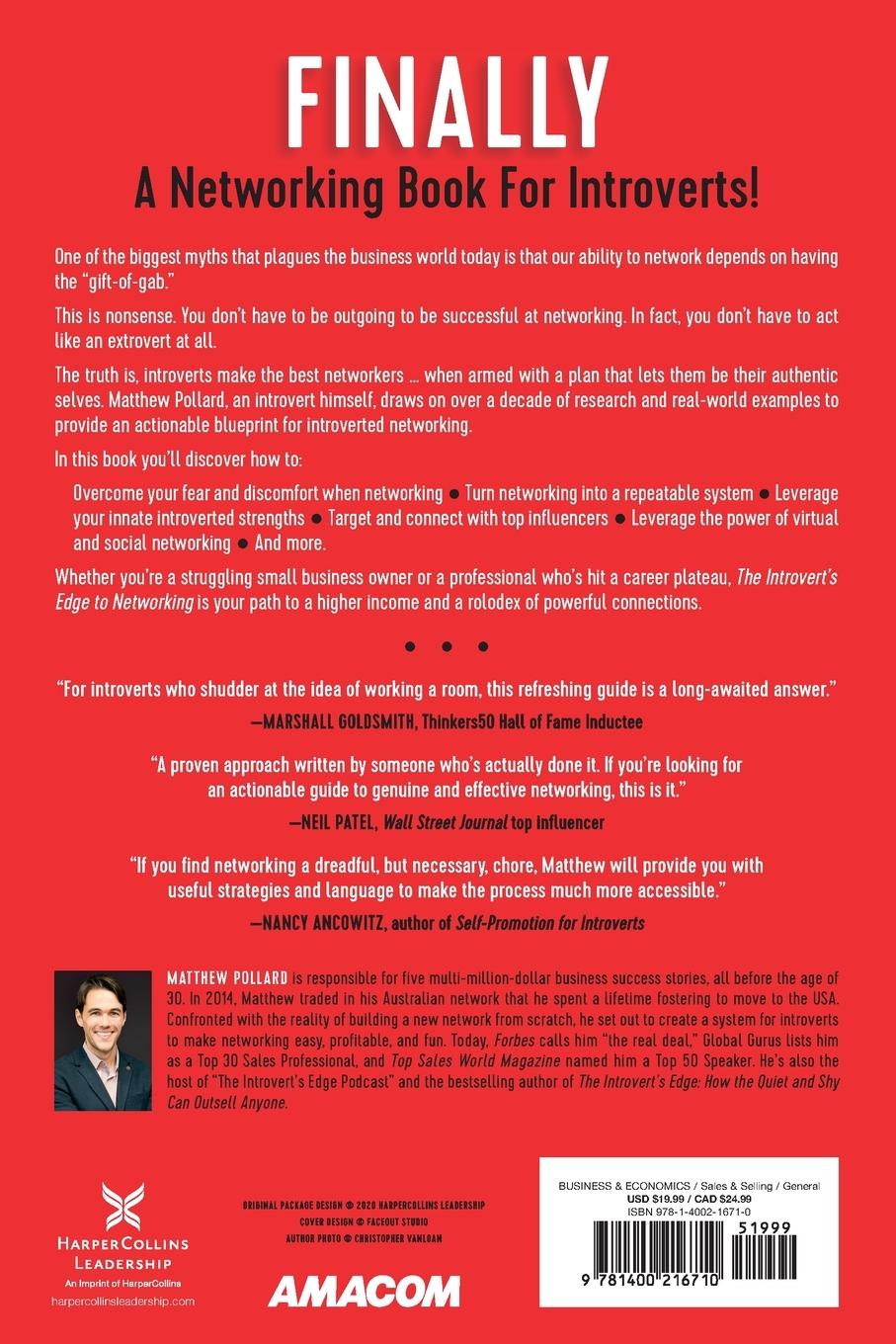 Rückseitencover The Introvert's Edge to Networking