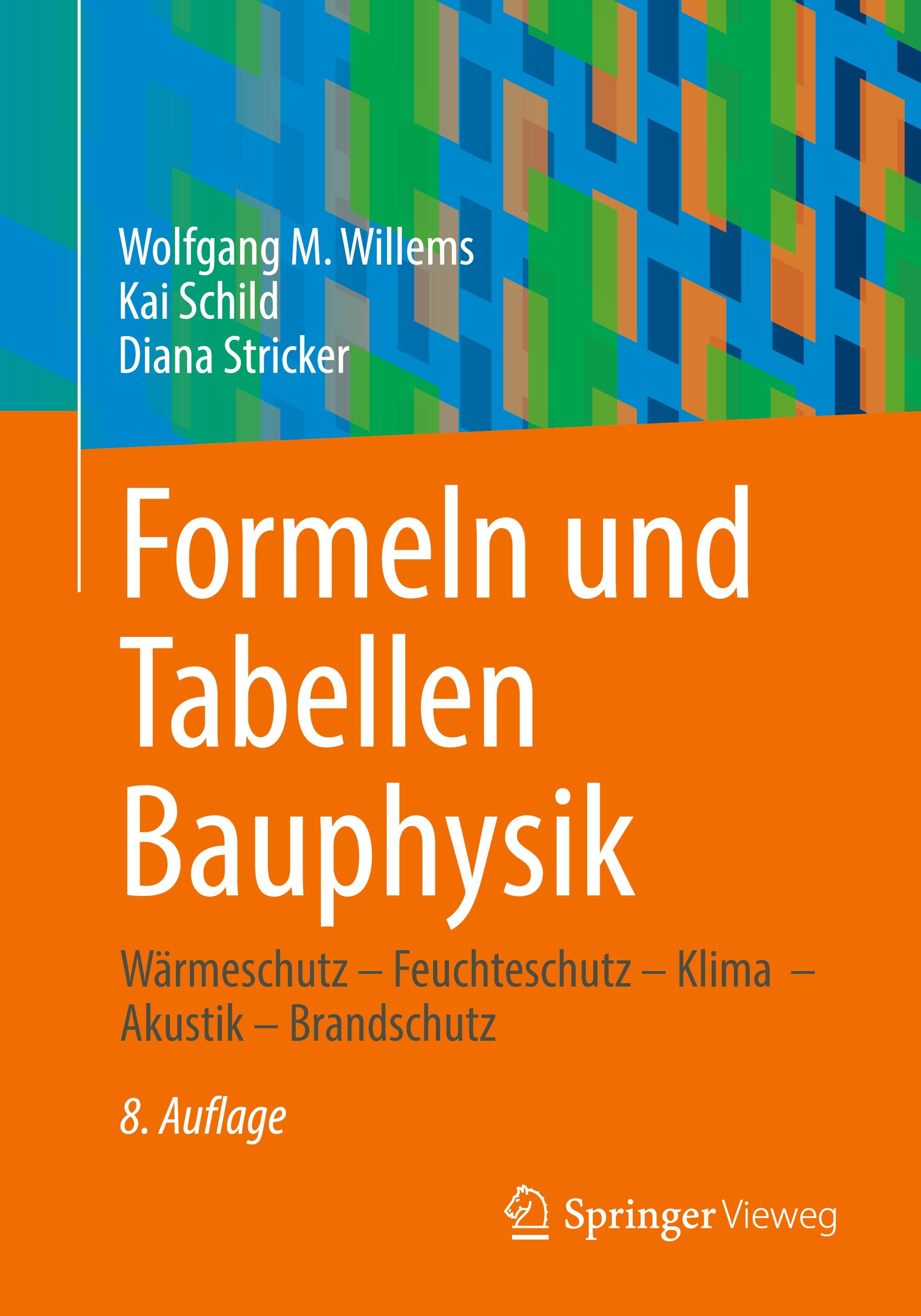 Vorderes Coverbild Formeln und Tabellen Bauphysik