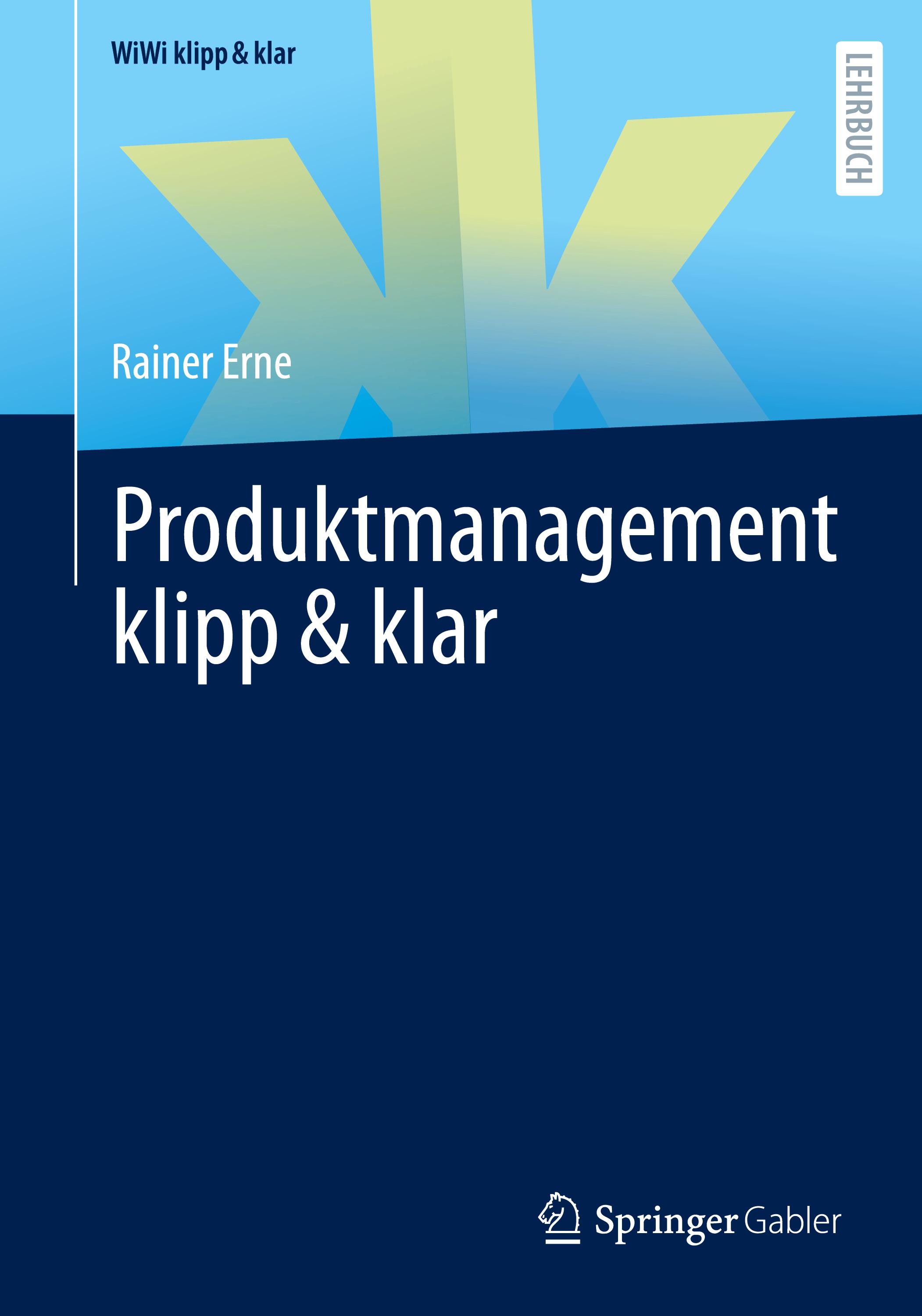 Vorderes Coverbild Produktmanagement klipp & klar