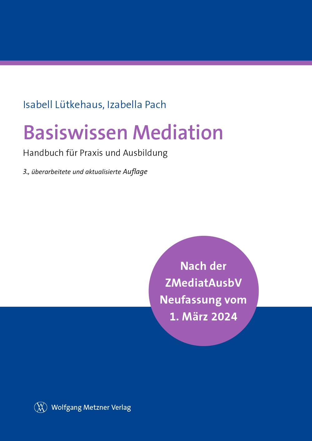 Vorderes Coverbild Basiswissen Mediation