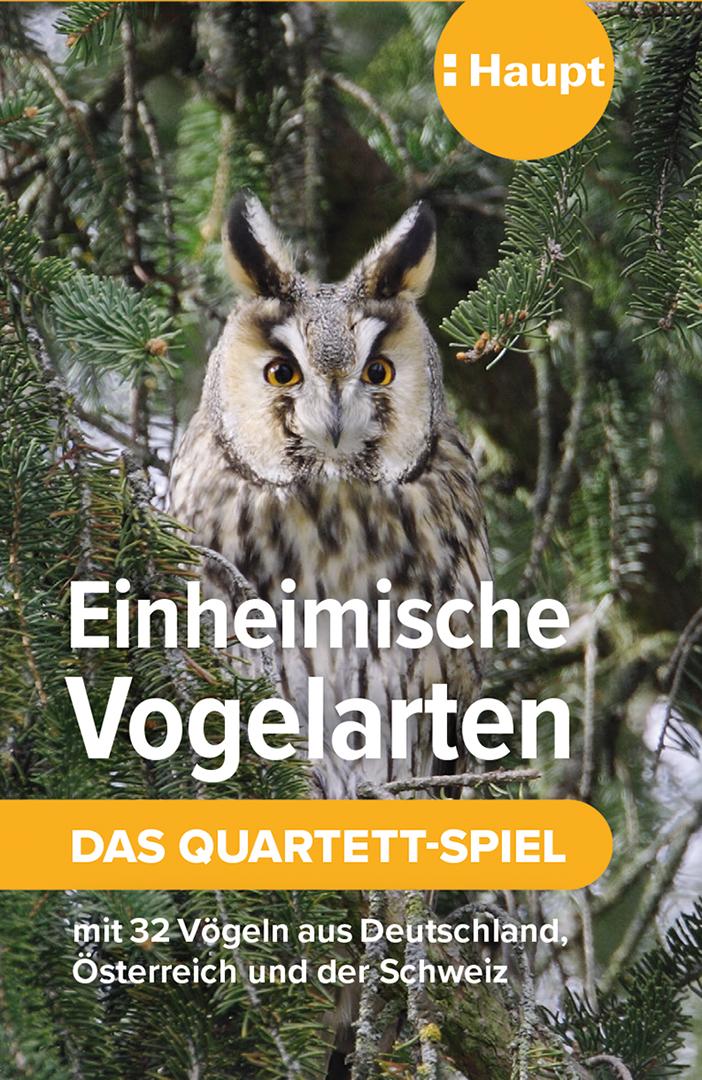 Vorderes Coverbild Einheimische Vogelarten - das Quartett-Spiel