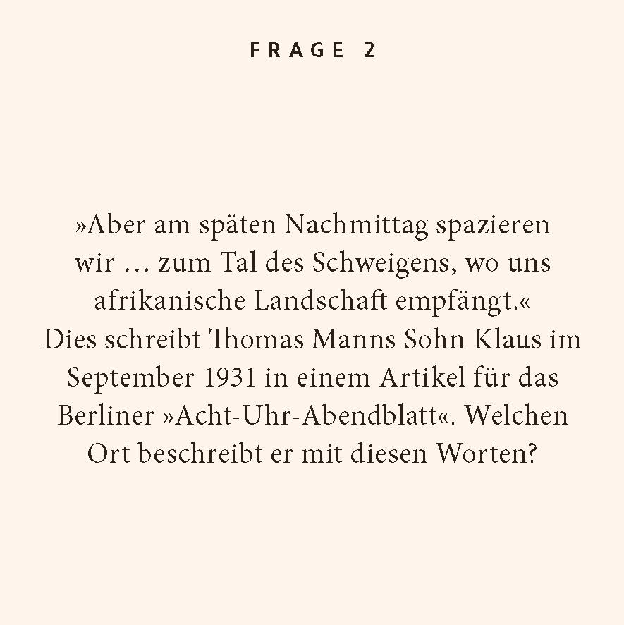 Beispielinhalt (Bild) Thomas Mann-Quiz