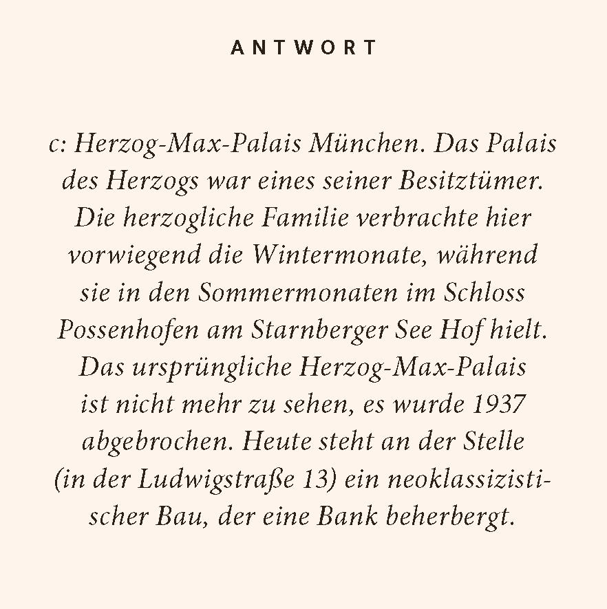 Beispielinhalt (Bild) Sisi-Quiz