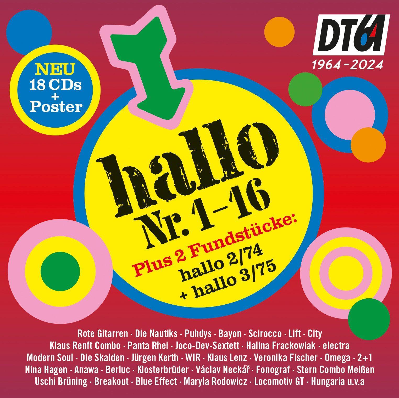 Vorderes Coverbild Hallo, 18 CD Box