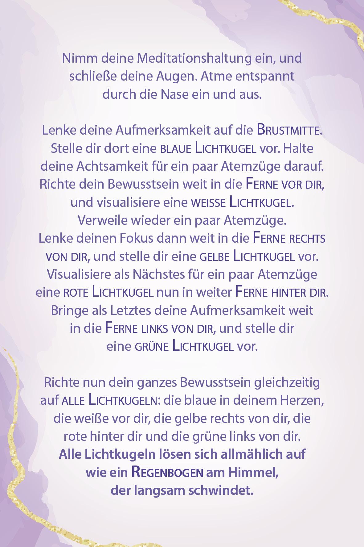 Beispielinhalt (Bild) Achtsame Rauhnächte - Die Magie der 12 Heiligen Nächte im Zen-Geist erleben