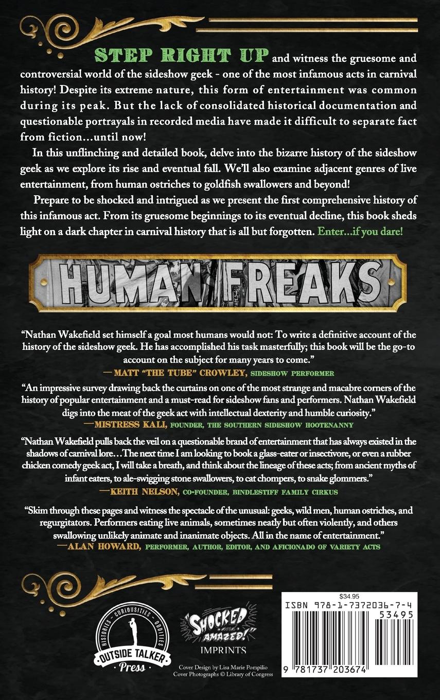 Rückseitencover The Rise and Fall of the Sideshow Geek