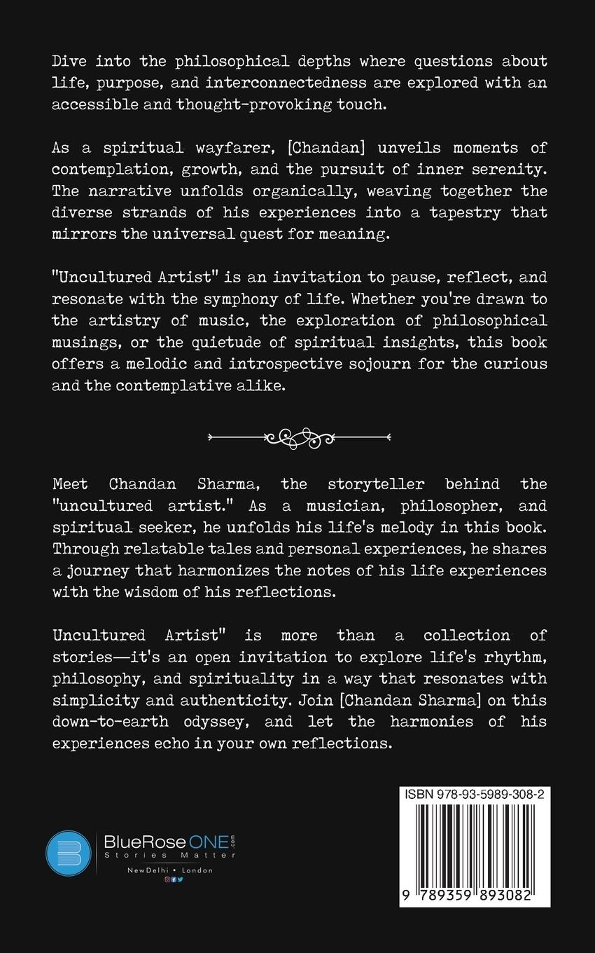 Rückseitencover UNCULTURED ARTIST