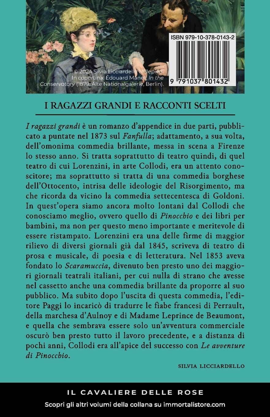 Rückseitencover I ragazzi grandi e racconti scelti