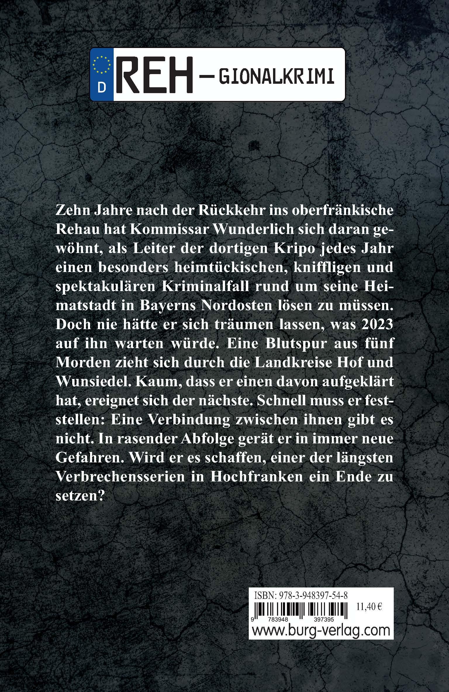 Rückseitencover Fünfmordeland
