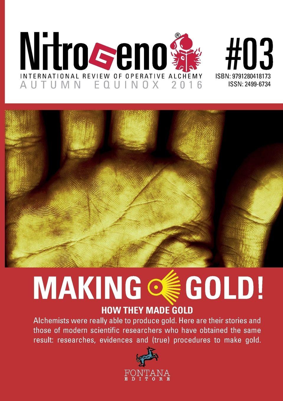 Vorderes Coverbild Nitrogeno 03. How they made gold - International review of Operative Alchemy