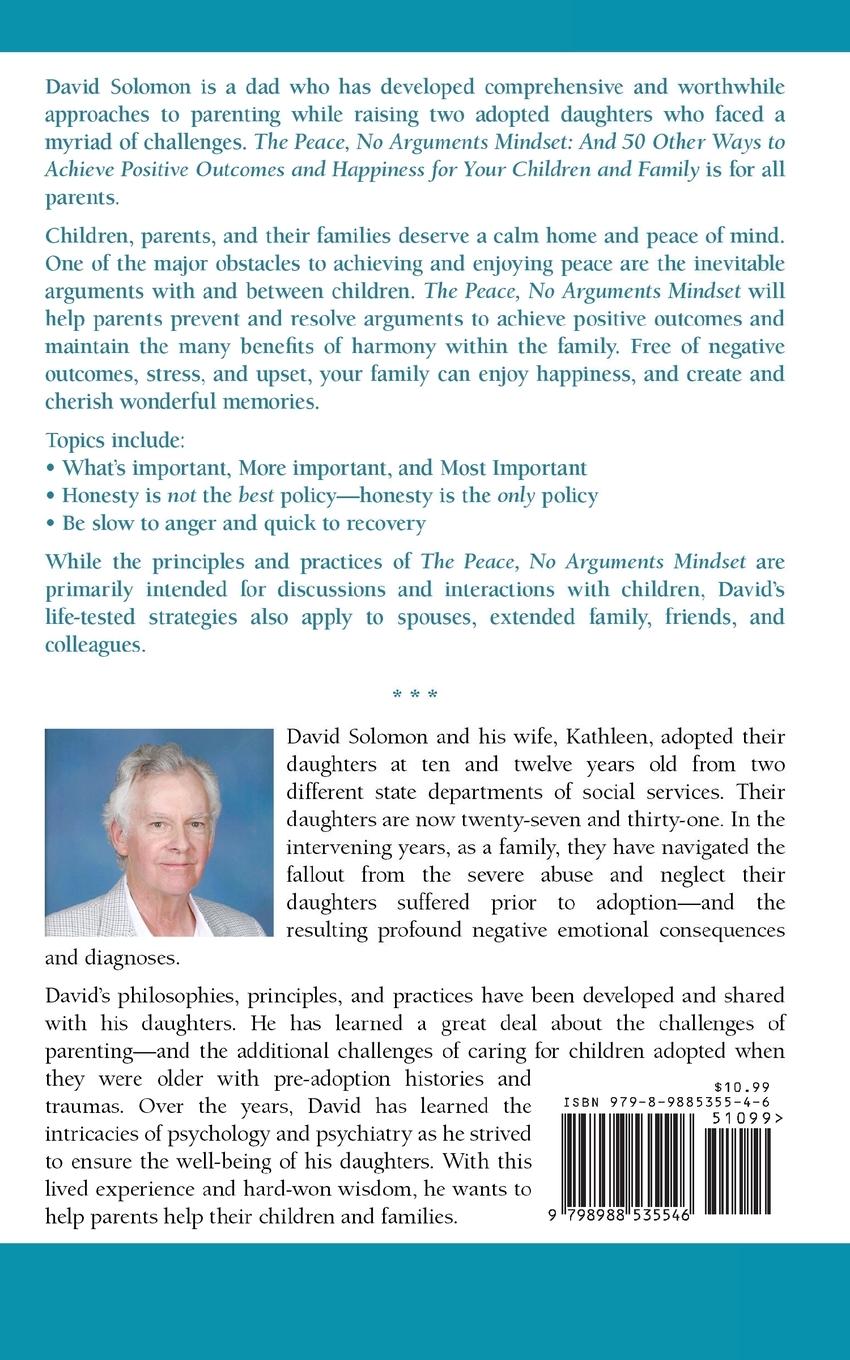 Rückseitencover The Peace, No Arguments Mindset